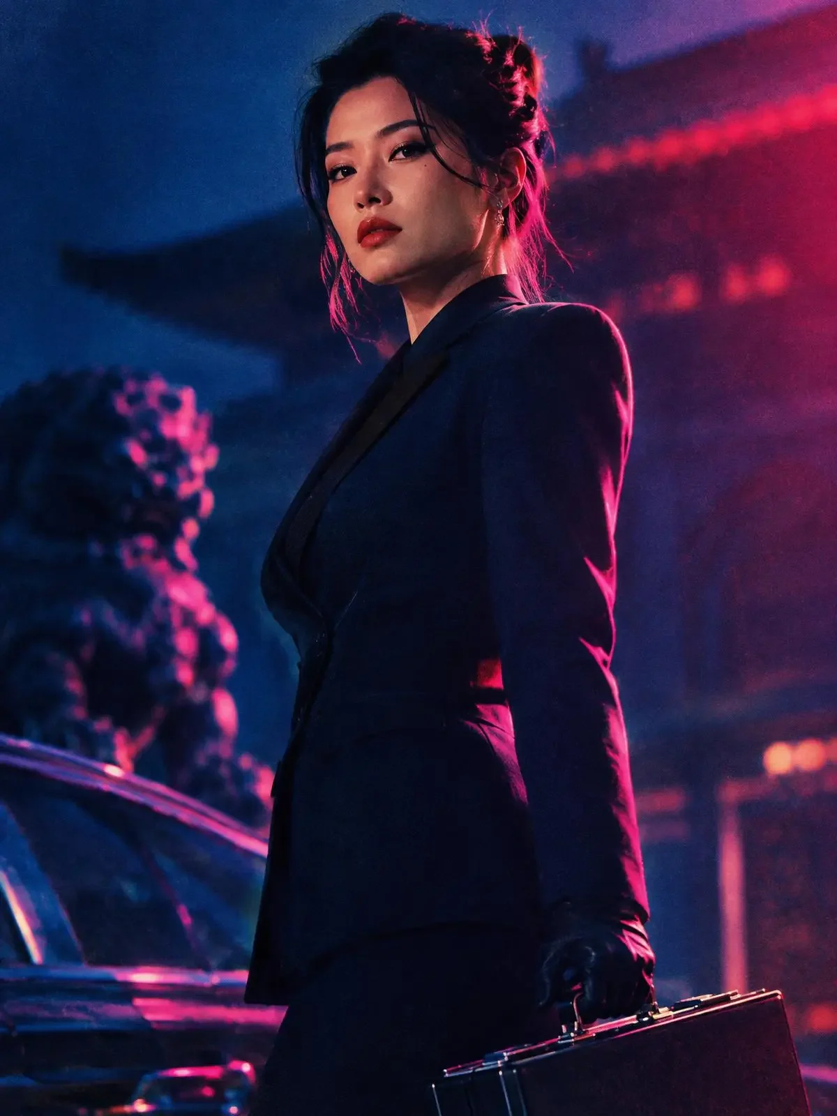 黄果短剧《总裁的保镖女王》主视觉海报 · 黄果短剧精选 黄果短剧《总裁的保镖女王》主视觉海报